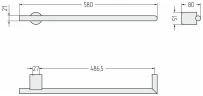 Электрический полотенцесушитель Сунержа Идиллия Plus 500 30-0858-0500 цвет Белый матовый