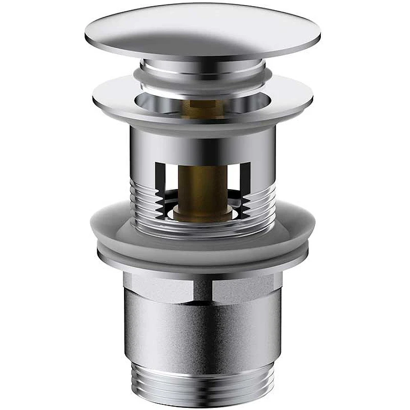 Донный клапан Vincea DPU-1B01CH click-clack Хром