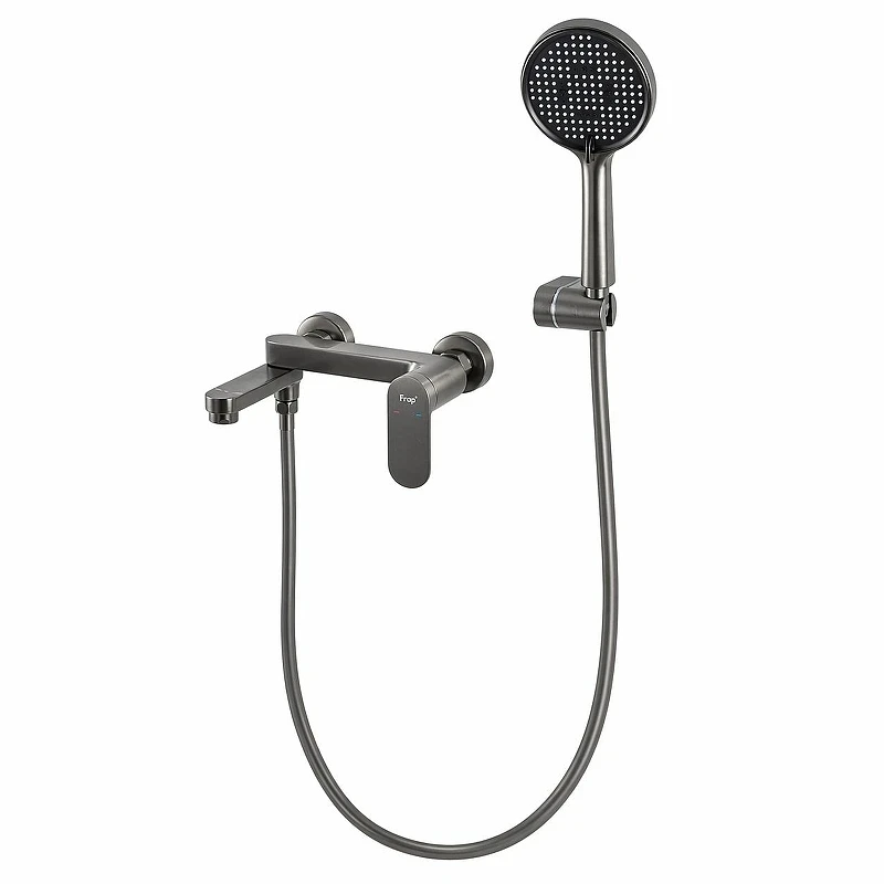 Смеситель для ванны Frap F3285-9 цвет Оружейная сталь
