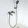 Смеситель для ванны Frap F3285-9 цвет Оружейная сталь