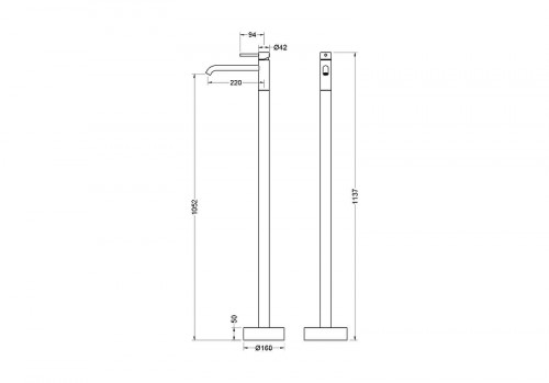 Смеситель для раковины Aquatek Европа AQ1309BG цвет Золото шлифованное
