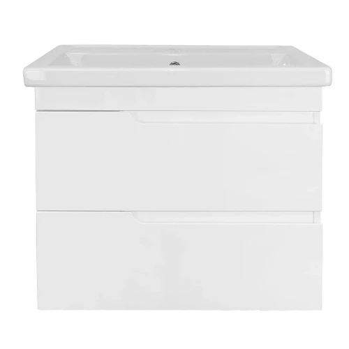 Тумба с раковиной Azario Kantri 70 CS00097251 подвесная цвет Белый глянец