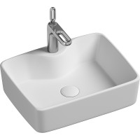 Раковина Ceramicanova Element 48 CN6033 Белая фаянс накладная