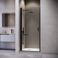 Душевая дверь RGW Leipzig LE-003-B 90 351200309-14 профиль Черный стекло прозрачное
