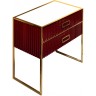 Тумба под раковину Boheme Armadi Art Monaco 100 866-100-RG Бордо глянец Золото МДФ / ЛДСП