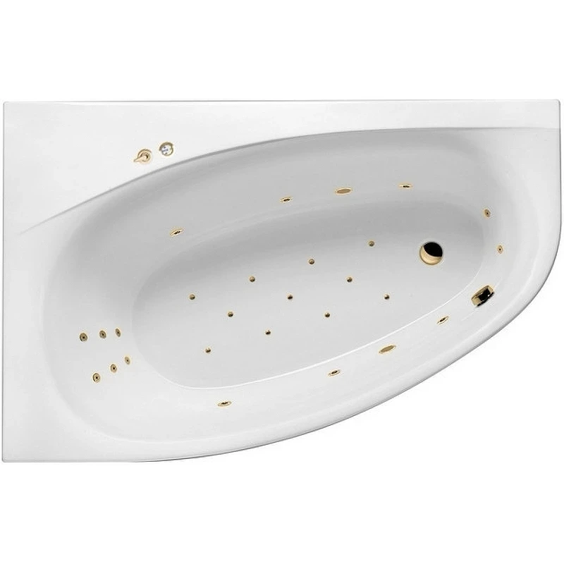 Акриловая ванна Excellent Kameleon 170x110 L WAEX.KML17.ULTRA.GL с гидромассажем