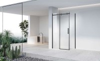 Душевой уголок Vincea Como-N 160x100 VSR-4CN1016CLB профиль Черный стекло прозрачное