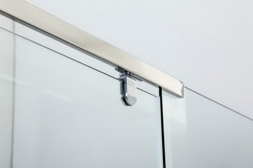 Душевой уголок Black&White Stellar Wind S305 100х100 3051010 профиль Серебристый хром стекло прозрачное