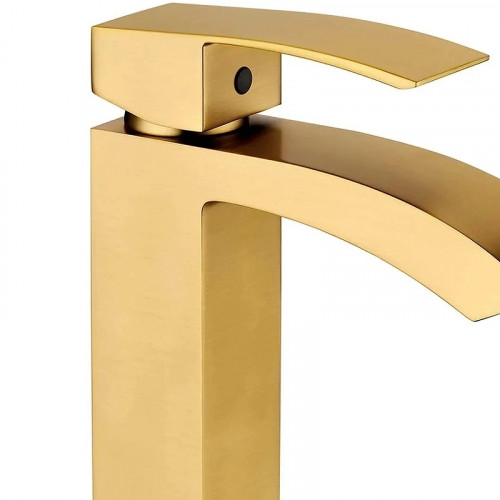 Смеситель для раковины Grocenberg GB2007MG Золото матовое