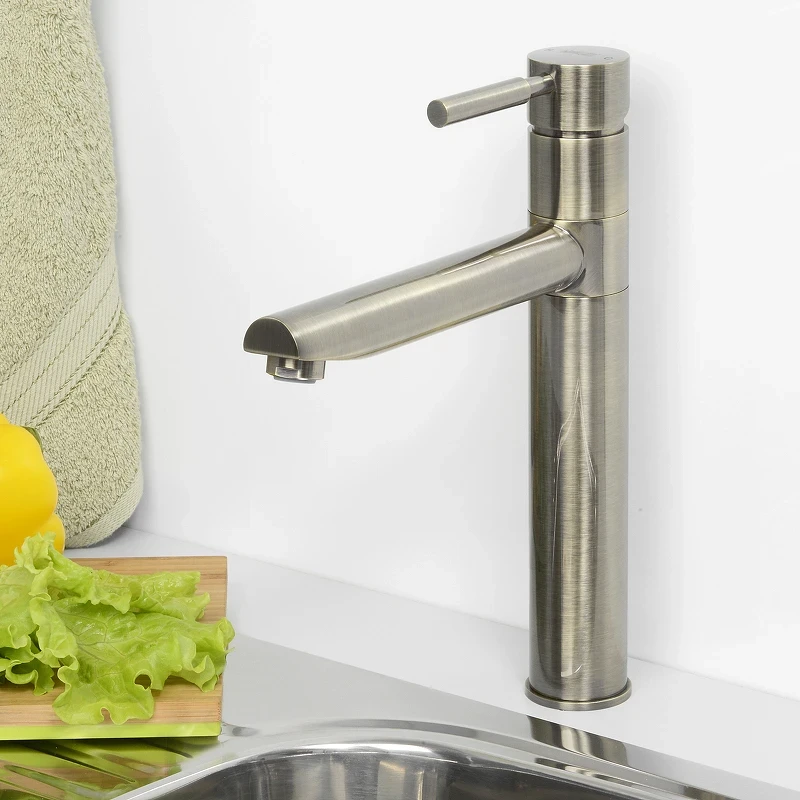 Смеситель для кухни WasserKRAFT A8137 Бронза светлая латунь
