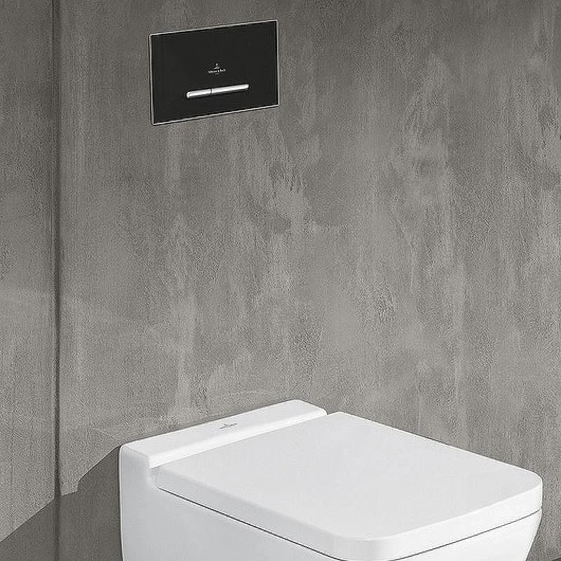 Кнопка смыва для инсталляции Villeroy&Boch ViConnect 922169AN Черная матовая
