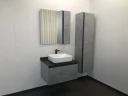 Тумба с раковиной Comforty Эдинбург 75 00004149066 подвесная Бетон светлый МДФ / ЛДСП