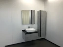 Тумба с раковиной Comforty Эдинбург 75 00004149066 подвесная Бетон светлый МДФ / ЛДСП