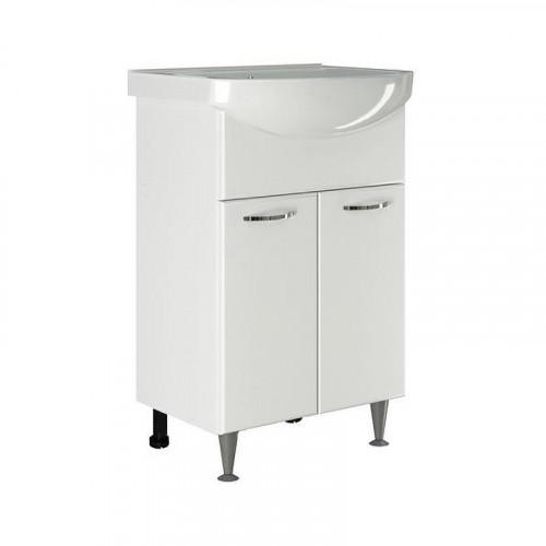 Тумба под раковину Mixline Стандарт 55 556874 цвет Белый