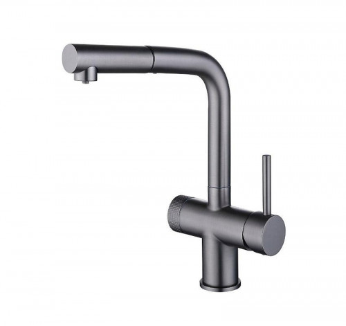 Смеситель для кухни Emar PVD ЕС - 7026 PVD цвет Dark