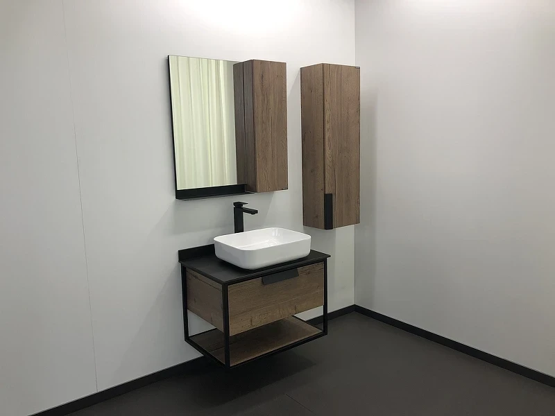 Шкаф полупенал Comforty Кельн 35 00004149530 подвесной Дуб темный МДФ / ЛДСП
