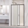 Душевая дверь RGW Passage PA-017 150 350801715-24 профиль Черный стекло матовое-сатинат