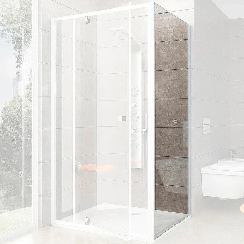 Душевая стенка Ravak Pivot PPS-80 90G40100Z1 профиль Белый стекло Transparent