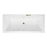 Акриловая ванна Excellent Heaven Slim 180x80 WAEX.HEV18S.SMART.GL цвет Белый с гидромассажем форсунки Золото