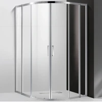 Душевой уголок Cezares Molveno R-22 120х120 MOLVENO-R-22-100+20-C-Cr-IV профиль Хром стекло прозрачное