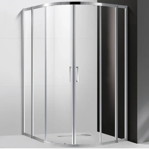 Душевой уголок Cezares Molveno R-22 120х120 MOLVENO-R-22-100+20-C-Cr-IV профиль Хром стекло прозрачное