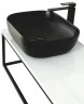 Столешница под раковину BelBagno 120 EK-120-AS-BL-L Bianco Lucido