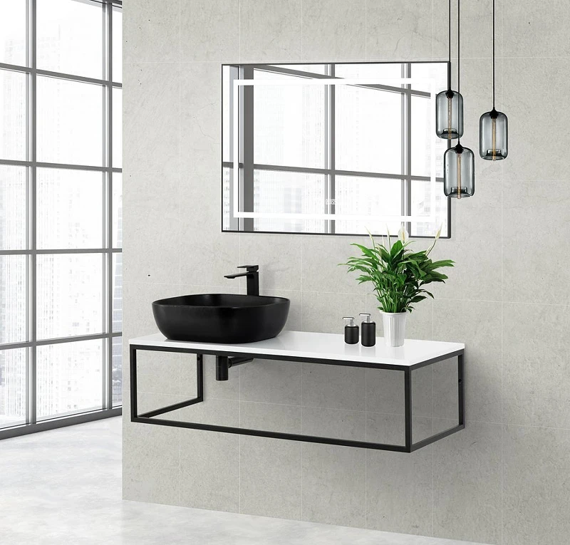 Столешница под раковину BelBagno 120 EK-120-AS-BL-L Bianco Lucido