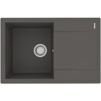 Кухонная мойка Lemark Imandra 760 9910029 Серый шелк искусственный камень (литьевой мрамор) встраиваемый
