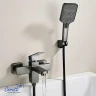 Смеситель для ванны Ceruttispa Клелия (Clelia) VGR CT12063 12063 цвет Серый матовый
