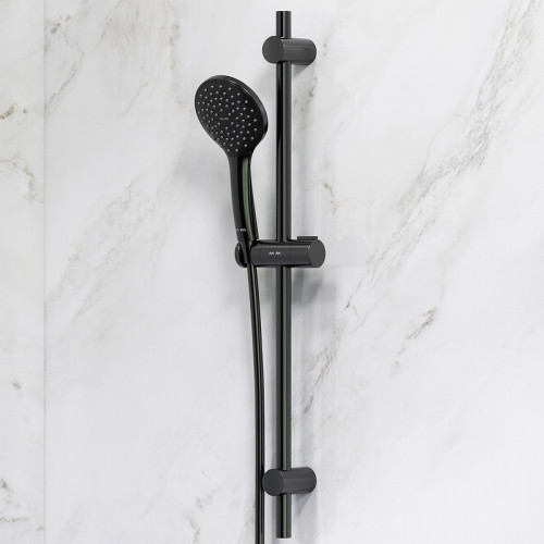 Душевой гарнитур AM.PM Gem F0190022 Черный матовый нержавеющая сталь на стену