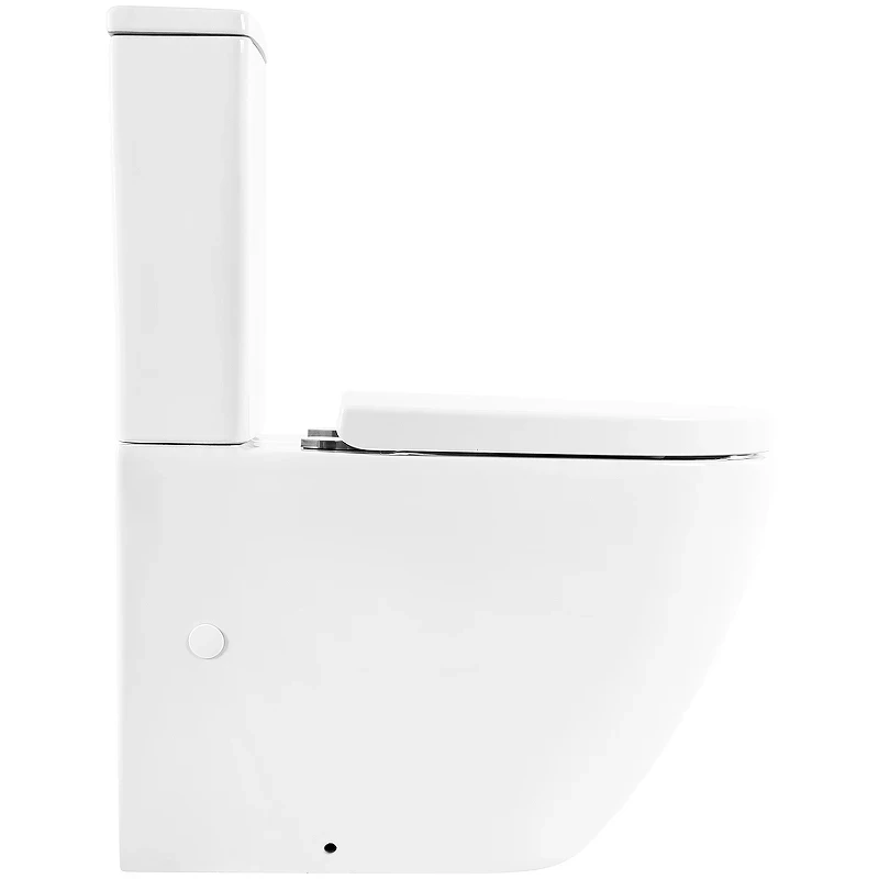 Унитаз компакт BelBagno Sfera-R BB2141CPR/BB865SC без бачка с сиденьем Микролифт фаянс напольный