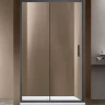 Душевая дверь Vincea Garda 105 VDS-1G105CLGM профиль Вороненая сталь стекло прозрачное