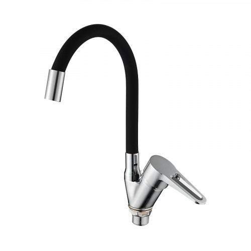 Смеситель для кухни D-Lin D150303-1 цвет  Хром  Черный