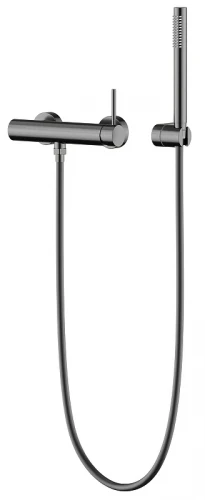 Смеситель для душа Knotlor Eclipse SS-22/GM цвет Вороненая сталь