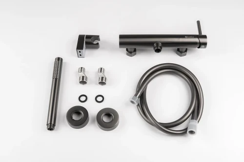 Смеситель для душа Knotlor Eclipse SS-22/GM цвет Вороненая сталь