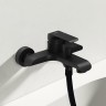 Смеситель для ванны Ravak Flat FL 022.20/150 X070175 Черный матовый латунь на стену