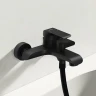 Смеситель для ванны Ravak Flat FL 022.20/150 X070175 Черный матовый латунь на стену