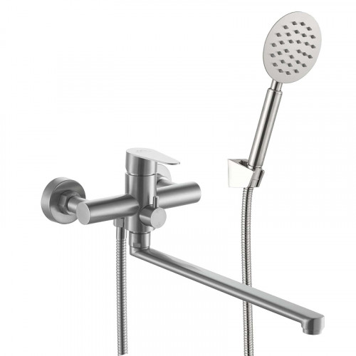 Смеситель для ванны Fashun A52215N универсальный цвет Сатин