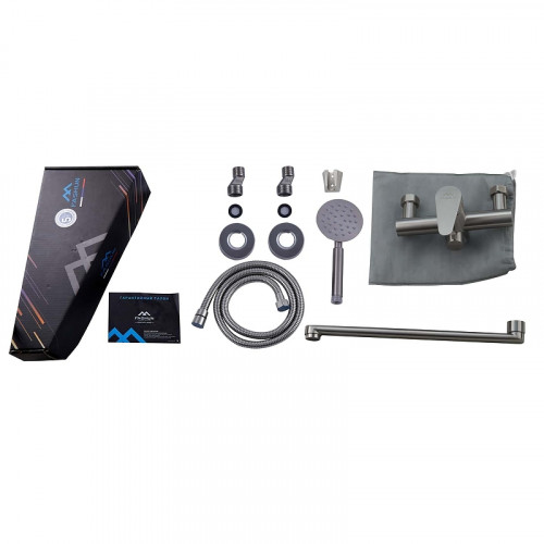 Смеситель для ванны Fashun A52215N универсальный цвет Сатин