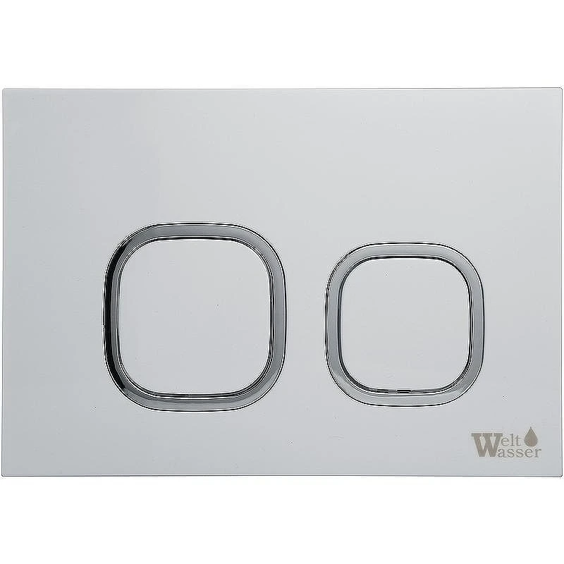 Комплект унитаза с инсталляцией WeltWasser AMBERG 506 ST + JECKENBACH 004 GL-WT + AMBERG RD-WT 10000006890 цвет Белый глянцевый с сиденьем Микролифт и клавишей смыва цвет Белый