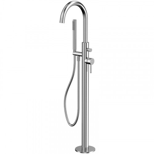 Смеситель для ванны Whitecross Y brushed nickel Y1233NIB Брашированный никель латунь на пол