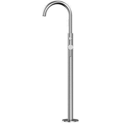 Смеситель для ванны Whitecross Y brushed nickel Y1233NIB Брашированный никель латунь на пол