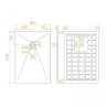 Душевой поддон из искусственного камня RGW Stone Tray 80x120 14152812-02-11 цвет Графит Серый