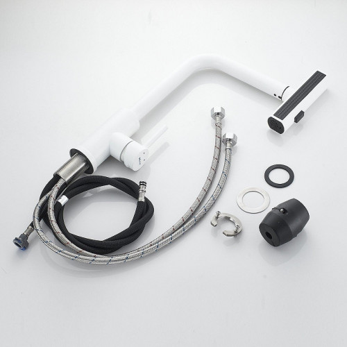 Смеситель для кухни Shevanik S263C цвет Белый