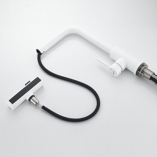 Смеситель для кухни Shevanik S263C цвет Белый