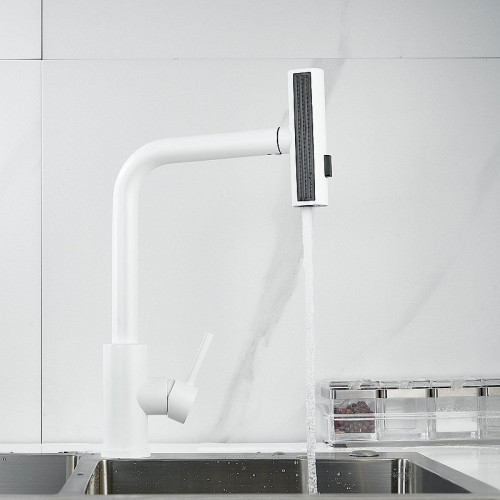 Смеситель для кухни Shevanik S263C цвет Белый