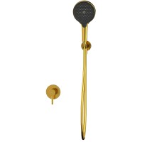 Смеситель для душа Whitecross Y brushed gold YSET02TOPGLB Брашированное золото латунь встраиваемый