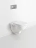 Комплект унитаза Villeroy&Boch O Novo 5660H101 с инсталляцией Tece Profil 9400412 с сиденьем Микролифт и клавишей смыва Хром глянцевый
