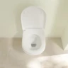 Комплект унитаза Villeroy&Boch O Novo 5660H101 с инсталляцией Tece Profil 9400412 с сиденьем Микролифт и клавишей смыва Хром глянцевый