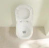 Комплект унитаза Villeroy&Boch O Novo 5660H101 с инсталляцией Tece Profil 9400412 с сиденьем Микролифт и клавишей смыва Хром глянцевый